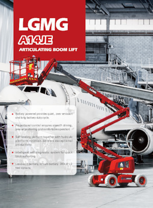 Колесни повдигачи с подвижна стрела LGMG  A14JE