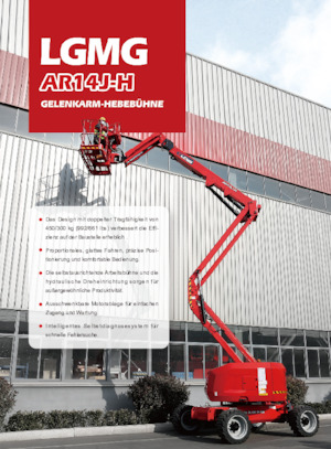 Колесни повдигачи с подвижна стрела LGMG  AR14J-H