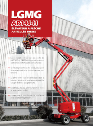Колесни повдигачи с подвижна стрела LGMG  AR14J-H