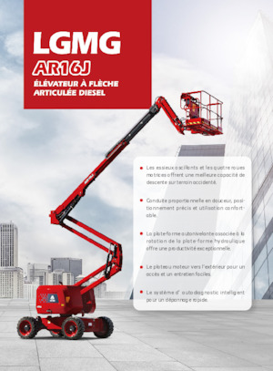 Колесни повдигачи с подвижна стрела LGMG  AR16J