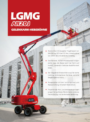 Колесни повдигачи с подвижна стрела LGMG  AR20J