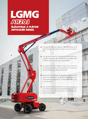 Колесни повдигачи с подвижна стрела LGMG  AR20J