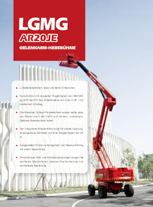 Колесни повдигачи с подвижна стрела LGMG  AR20JE