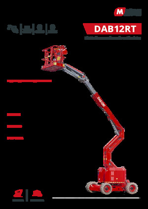 Колесни повдигачи с подвижна стрела MAGNI DAB12RT