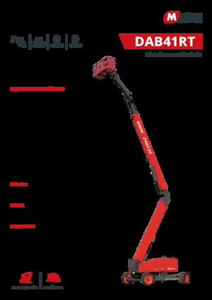 Колесни повдигачи с подвижна стрела MAGNI DAB41RT