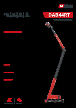 Колесни повдигачи с подвижна стрела MAGNI DAB44RT