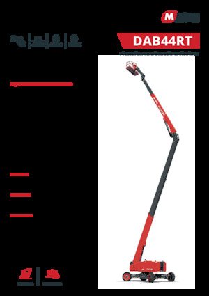 Колесни повдигачи с подвижна стрела MAGNI DAB44RT