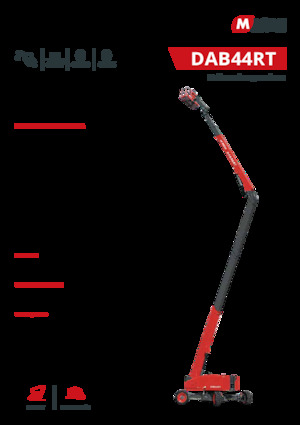 Колесни повдигачи с подвижна стрела MAGNI DAB44RT