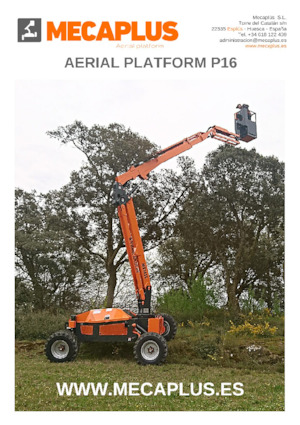 Колесни повдигачи с подвижна стрела Mecaplús P16