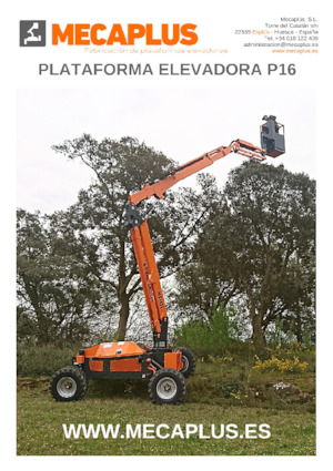 Колесни повдигачи с подвижна стрела Mecaplús P16