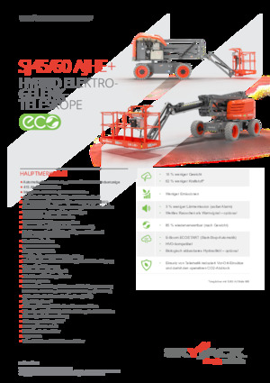 Колесни повдигачи с подвижна стрела Skyjack SJ60 AJHE+