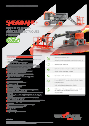 Колесни повдигачи с подвижна стрела Skyjack SJ60 AJHE+
