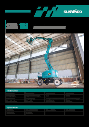 Колесни повдигачи с подвижна стрела Sunward SWA16J