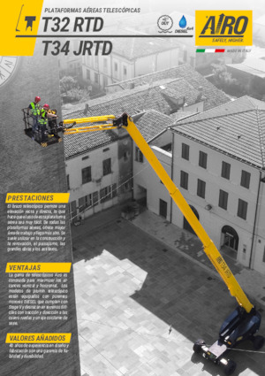 Колесни телескопични подемници AIRO T32 RTD