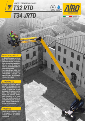 Колесни телескопични подемници AIRO T32 RTD