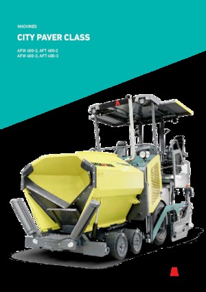 Колесни асфалтополагачи Ammann AFW 400-2