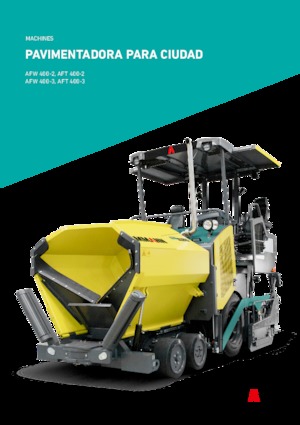 Колесни асфалтополагачи Ammann AFW 400-2