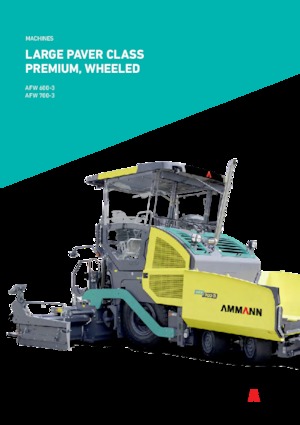 Колесни асфалтополагачи Ammann AFW 600-3