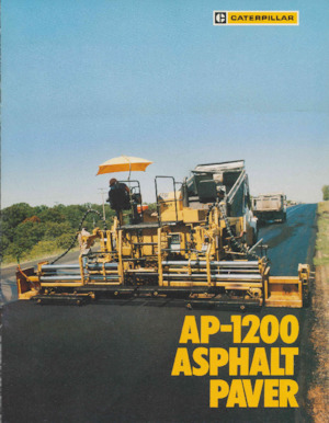 Колесни асфалтополагачи Caterpillar AP1200