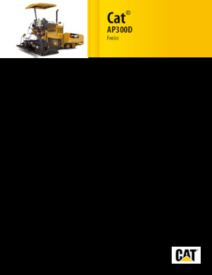 Колесни асфалтополагачи Caterpillar AP300D