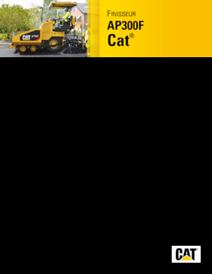 Колесни асфалтополагачи Caterpillar AP300F