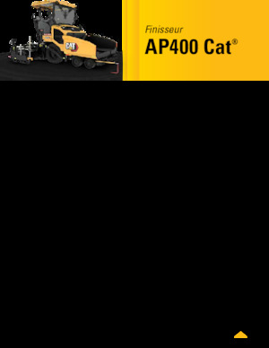 Колесни асфалтополагачи Caterpillar AP400