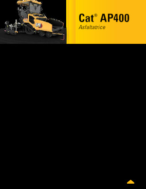 Колесни асфалтополагачи Caterpillar AP400