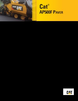 Колесни асфалтополагачи Caterpillar AP500F