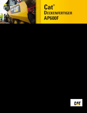 Колесни асфалтополагачи Caterpillar AP600F