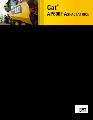 Колесни асфалтополагачи Caterpillar AP600F