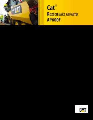 Колесни асфалтополагачи Caterpillar AP600F