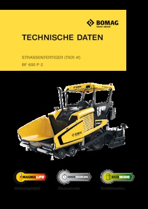 Колесни асфалтополагачи Bomag BF 600 P-2 S 600