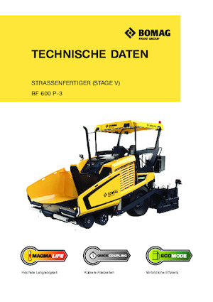 Колесни асфалтополагачи Bomag BF 600 P-3 S 600