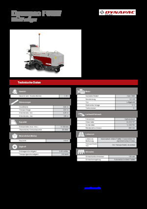Колесни асфалтополагачи Dynapac F80W