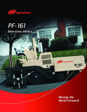 Колесни асфалтополагачи Blaw-Knox PF 161