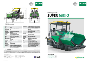 Колесни асфалтополагачи Vögele Super 1603-2