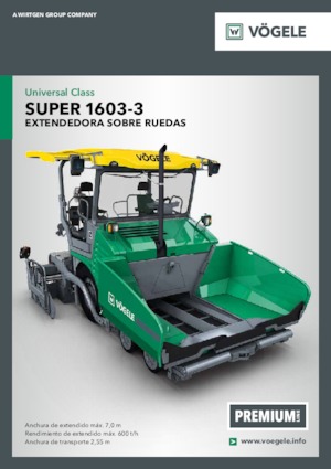 Колесни асфалтополагачи Vögele Super 1603-3