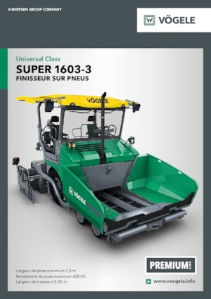Колесни асфалтополагачи Vögele Super 1603-3