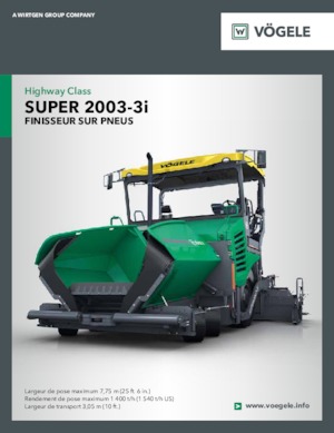 Колесни асфалтополагачи Vögele Super 2003-3i