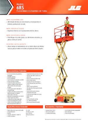 Колесни ножични автовишки JLG 6RS