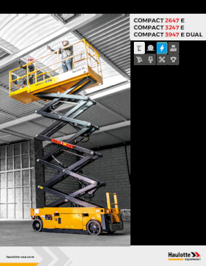 Колесни ножични автовишки Haulotte COMPACT 3947 E Dual
