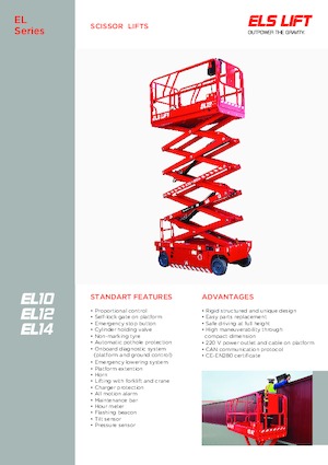 Колесни ножични автовишки ELS Lift EL 14