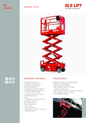 Колесни ножични автовишки ELS Lift EL 8-S
