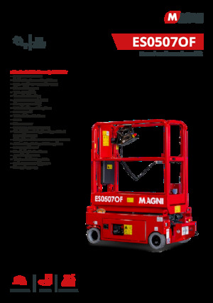 Колесни ножични автовишки MAGNI ES0507OF