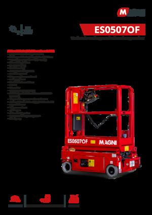 Колесни ножични автовишки MAGNI ES0507OF