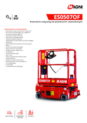 Колесни ножични автовишки MAGNI ES0507OF