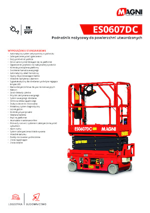 Колесни ножични автовишки MAGNI ES0607DC