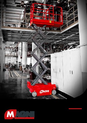 Колесни ножични автовишки MAGNI ES0607EP