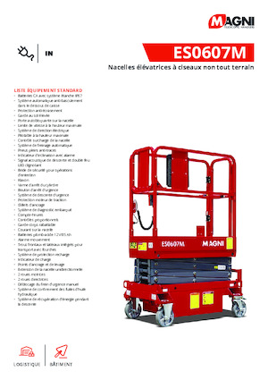 Колесни ножични автовишки MAGNI ES0607M