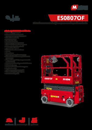 Колесни ножични автовишки MAGNI ES0807OF